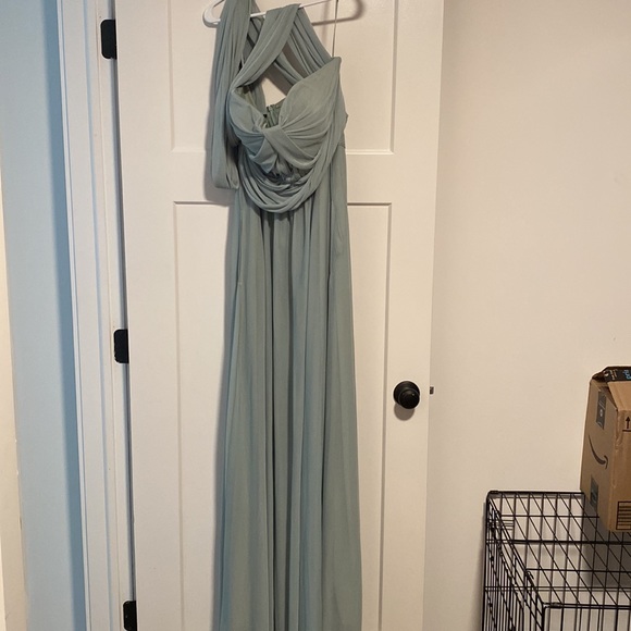 Birdy grey sage bridesmaid dress size 2XL - Picture 2 of 2